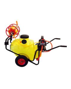 Pulverizador Carro 100 L Electrico 20L/min Carrete 25M Lanza